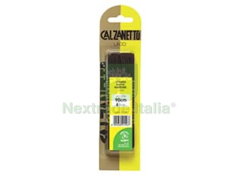 6BLISTER Laccio Scarpa Piatto Nero CM.90 - in blister da 2 paia — Calzature antinfortunistiche — rif. FERX.FER429511