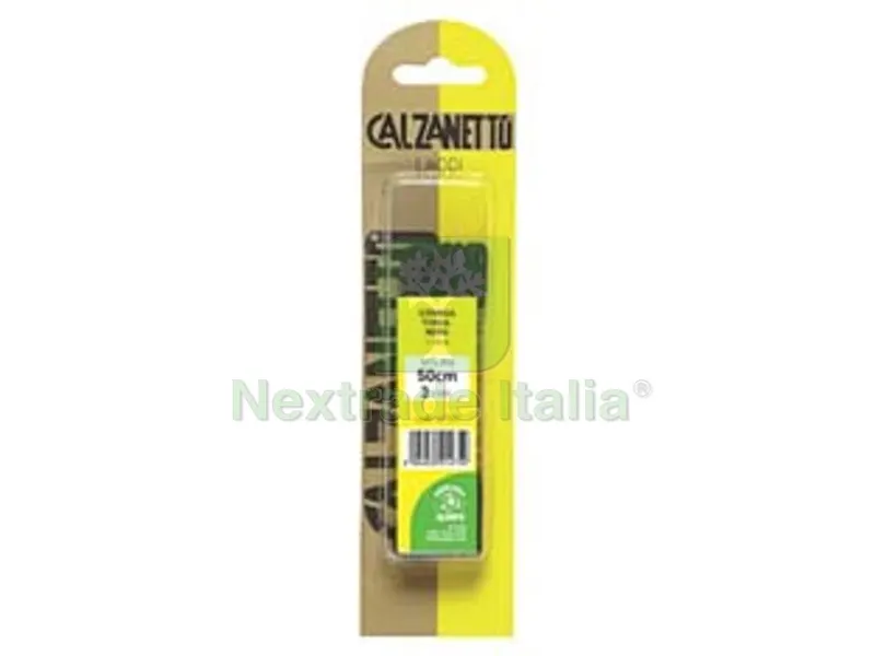 6BLISTER LACCIO SCARPA TONDO NERO CM.50 - in blister da 2 paia — Calzature antinfortunistiche — rif. FERX.FER429528 6BLISTER LACCIO SCARPA TONDO NERO CM.50 - in blister da 2 paia — Calzature antinfortunistiche — rif. FERX.FER429528