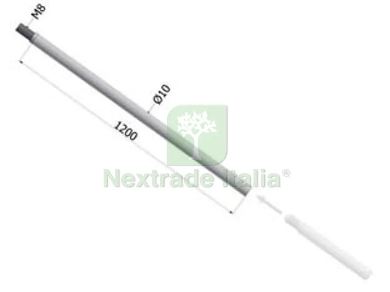 30PZ Asta Filettata per Serratura 5803 - (5803XZB1008) — Minuteria metallica — rif. FERX.FER429832 30PZ Asta Filettata per Serratura 5803 - (5803XZB1008) — Minuteria metallica — rif. FERX.FER429832