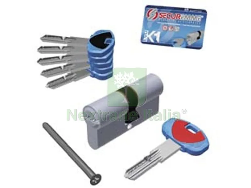 Cilindro Sagomato Profilo Europeo "EVOK1" 1+5 Chiavi 0K11 Serie 3100 - mm.35x50 (3101CCS35501X5) — Serrature e cilindri — rif. FERX.FER429993