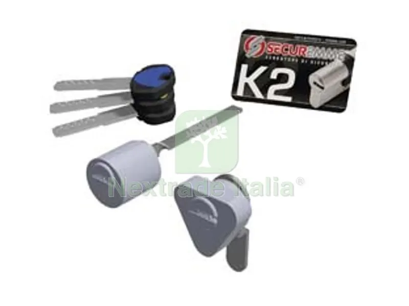coppia cilindri di ricambio per serratura elettrica k2 serie 3200 - mm.15x30 (3200ecs1530xx3) — Serrature e cilindri — rif. FERX.FER430111