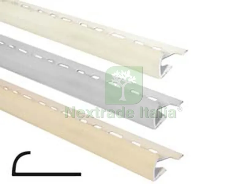 10PZ PROFILO ECOROND APERTO MT.2,5 PVC - mm.10 pvc bianco — Isolanti e reti — rif. FERX.FER432665