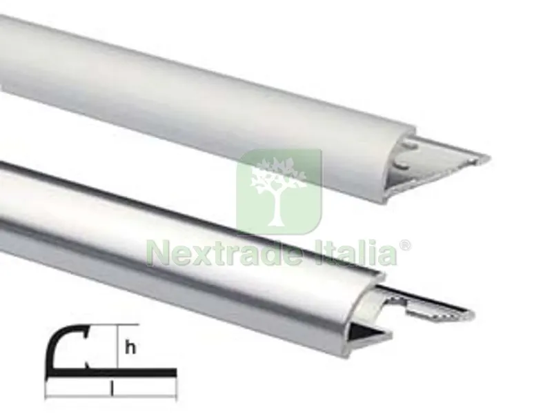 5PZ PROFILO RONDALU MT.2,5 ALLUMINIO - mm.10 h.x24 l. alluminio argento — Isolanti e reti — rif. FERX.FER432696 5PZ PROFILO RONDALU MT.2,5 ALLUMINIO - mm.10 h.x24 l. alluminio argento — Isolanti e reti — rif. FERX.FER432696