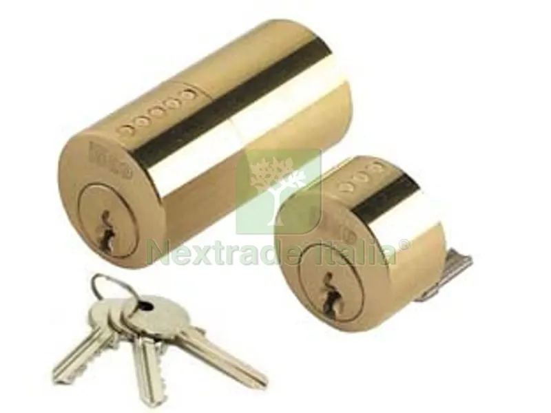 coppia cilindri "f5" per serrature da applicare 854 - porte spessore max mm.50 (854507) — Serrature e cilindri — rif. FERX.FER433051 coppia cilindri "f5" per serrature da applicare 854 - porte spessore max mm.50 (854507) — Serrature e cilindri — rif. FERX.FER433051