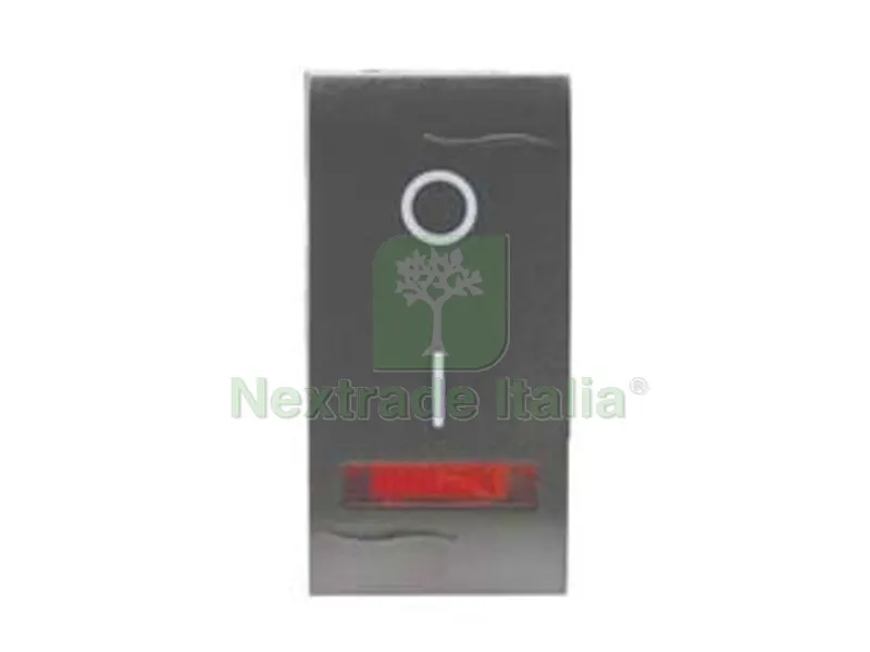 6PZ INTERRUTTORE BIPOLARE LUMINOSO "ONDA" - 16AX 250V (7712.2) — Interruttori e prese — rif. FERX.FER433624 6PZ INTERRUTTORE BIPOLARE LUMINOSO "ONDA" - 16AX 250V (7712.2) — Interruttori e prese — rif. FERX.FER433624