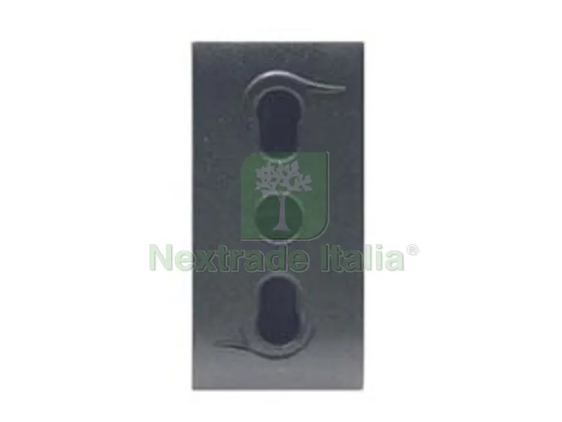 6PZ Presa Sicurezza Bivalente "onda" - 2 poli+terra 10/16A alveoli ? mm.4/5 (7779) — Interruttori e prese — rif. FERX.FER433679 6PZ Presa Sicurezza Bivalente "onda" - 2 poli+terra 10/16A alveoli ? mm.4/5 (7779) — Interruttori e prese — rif. FERX.FER433679