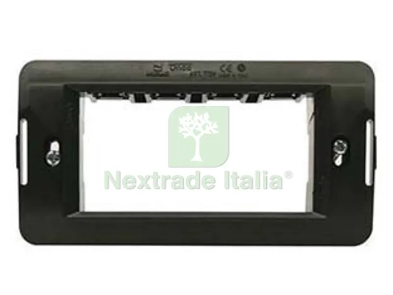 10PZ SUPPORTO PER PLACCHE 4 POSTI "ONDA" - 4 posti - (7724) — Interruttori e prese — rif. FERX.FER433747