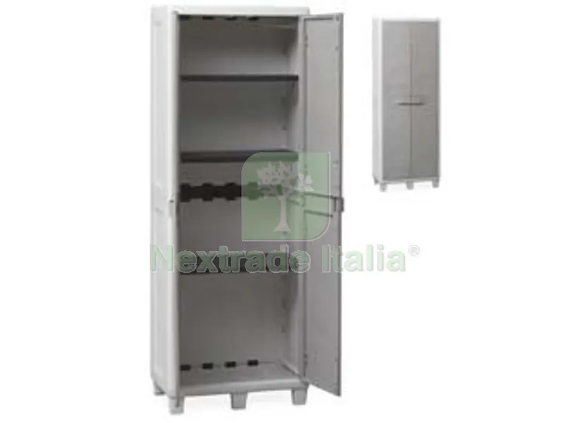 Armadio Tuttopiani a 2ANTE+3RIPIANI Grigio Chiaro/Grigio Tort. ART.034 - cm.65x38x178h. — Arredo — rif. FERX.FER433952 Armadio Tuttopiani a 2ANTE+3RIPIANI Grigio Chiaro/Grigio Tort. ART.034 - cm.65x38x178h. — Arredo — rif. FERX.FER433952