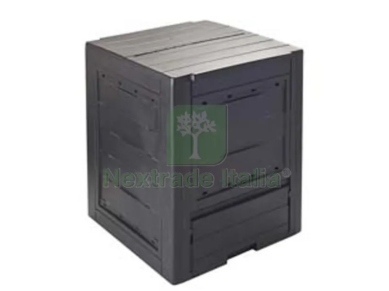 Compostiera da Giardino Ambition per Rifiuti Organici LT.260 ART.651 - lt.260 - cm.60x60x73h. — Attrezzi da giardino — rif. FERX.FER434065