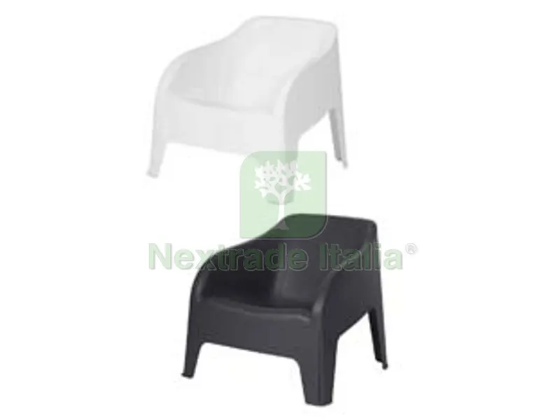 Poltrona Petra per Interno/Esterno ART.185 - cm.79x76,5x70, bianca — Arredo — rif. FERX.FER434072