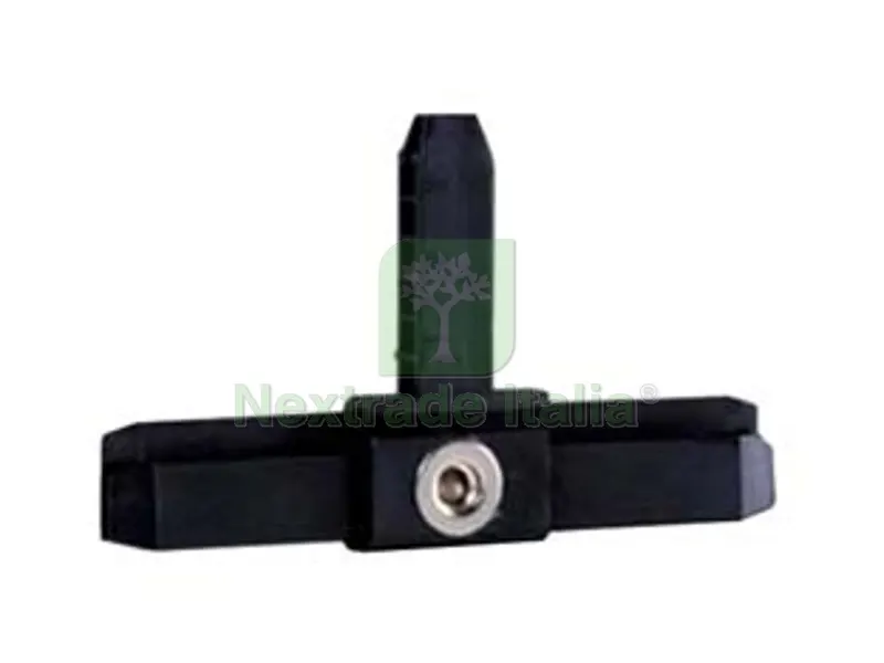 25PZ TEE Plastica Magnetico per Profilo Linea C - nero — Scarichi e sifoni — rif. FERX.FER434379 25PZ TEE Plastica Magnetico per Profilo Linea C - nero — Scarichi e sifoni — rif. FERX.FER434379