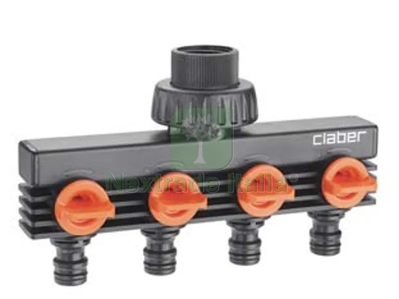 Presa a 4 VIE con Rubinetti di Regolazione - sfuso 8580 — Interruttori e prese — rif. FERX.FER435628 Presa a 4 VIE con Rubinetti di Regolazione - sfuso 8580 — Interruttori e prese — rif. FERX.FER435628