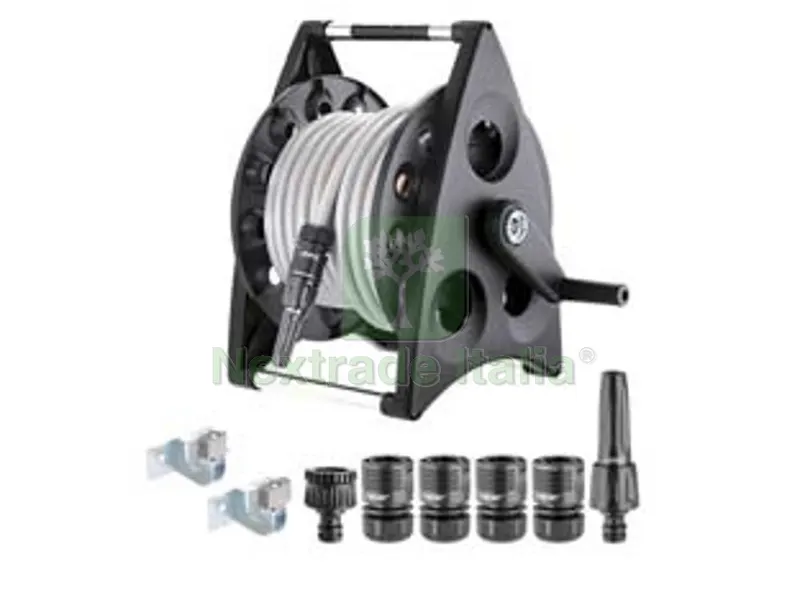 AVVOLGITUBO PORTATILE KIROS IN KIT MT.20 8945 — Tubi e raccordi — rif. FERX.FER436380 AVVOLGITUBO PORTATILE KIROS IN KIT MT.20 8945 — Tubi e raccordi — rif. FERX.FER436380