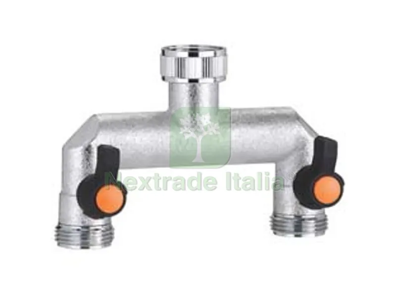 Presa a 2 VIE Regolabili M 3/4? Metal-JET in Blister 9601 — Interruttori e prese — rif. FERX.FER436564