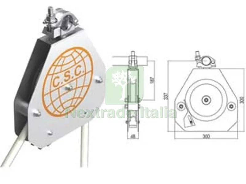 CARRUCOLA DI SICUREZZA CON FRENO AUTOBLOCCANTE KG.50 - mm.300x300 — Ferramenta per legno e mobili — rif. FERX.FER437677 CARRUCOLA DI SICUREZZA CON FRENO AUTOBLOCCANTE KG.50 - mm.300x300 — Ferramenta per legno e mobili — rif. FERX.FER437677