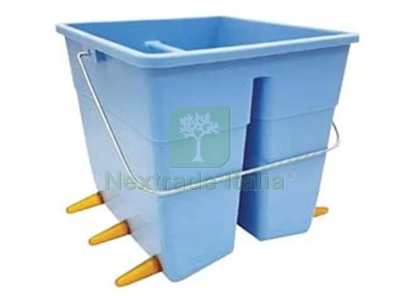 SECCHIO POPPATOIO OVINI CON 6 TETTARELLE E 6 VALVOLE ALLUMINIO - lt.11 colore azzurro — Rubinetti e valvole — rif. FERX.FER437950 SECCHIO POPPATOIO OVINI CON 6 TETTARELLE E 6 VALVOLE ALLUMINIO - lt.11 colore azzurro — Rubinetti e valvole — rif. FERX.FER437950