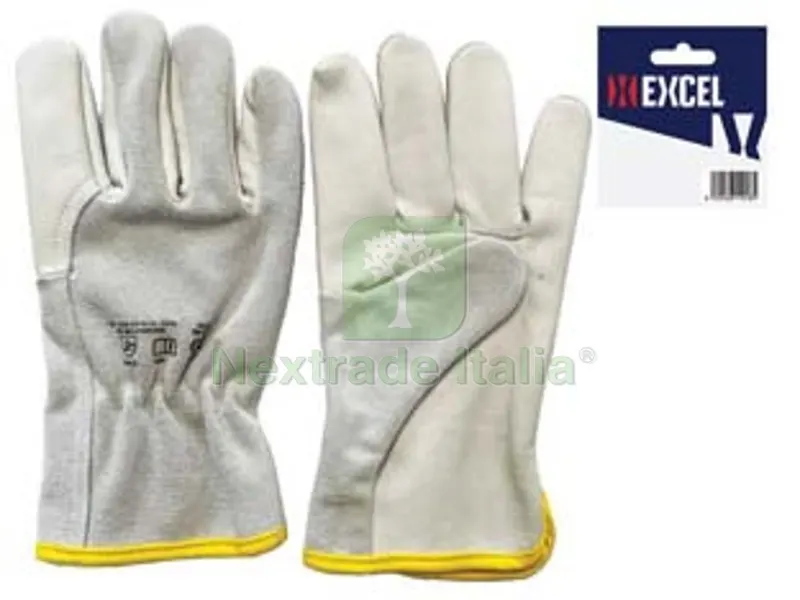 12PZ GUANTI DA LAVORO BOVINO PALMO FIORE DORSO CROSTA - tg.8 — Guanti da lavoro — rif. FERX.FER438285 12PZ GUANTI DA LAVORO BOVINO PALMO FIORE DORSO CROSTA - tg.8 — Guanti da lavoro — rif. FERX.FER438285