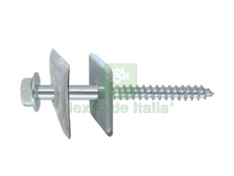 100PZ Vite Tirafondi per Legno Autofiletante Acciaio Zincato Bianco VL TER - ? mm.6x70 — Viti — rif. FERX.FER438735 100PZ Vite Tirafondi per Legno Autofiletante Acciaio Zincato Bianco VL TER - ? mm.6x70 — Viti — rif. FERX.FER438735