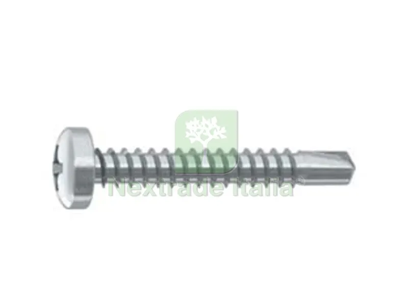 200PZ VITE AUTOPERFORANTE TC CAVA PH IN ACCIAIO ZINCATO BIANCO - ? mm.4,8x45 — Viti — rif. FERX.FER439961 200PZ VITE AUTOPERFORANTE TC CAVA PH IN ACCIAIO ZINCATO BIANCO - ? mm.4,8x45 — Viti — rif. FERX.FER439961