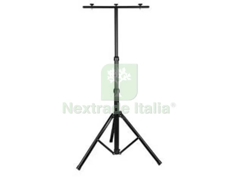 Supporto Treppiede per 2 Proittori LED IP65 Nero Tripod - mm.900x940x1800h. — Illuminazione — rif. FERX.FER442053