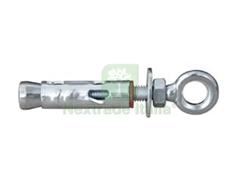 50PZ TASSELLO IN ACCIAIO CON OCCHIOLO CHIUSO EFPM/OC - ? mm.6 — Tasselli e ancoraggi — rif. FERX.FER443036 50PZ TASSELLO IN ACCIAIO CON OCCHIOLO CHIUSO EFPM/OC - ? mm.6 — Tasselli e ancoraggi — rif. FERX.FER443036