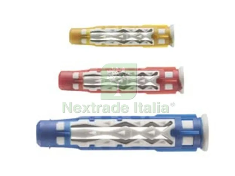 50PZ TASSELLO IN NYLON BI-MATERIA BLUEFIX - ? mm.8x50 — Tasselli e ancoraggi — rif. FERX.FER443234