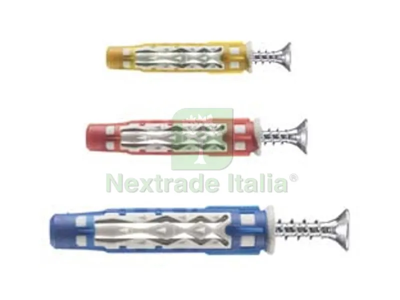 250PZ Tassello in Nylon BI-Material con Vite TSP Bluefix/VA - ? mm.6x35, in conf. pz.250 — Tasselli e ancoraggi — rif. FERX.FER443241 250PZ Tassello in Nylon BI-Material con Vite TSP Bluefix/VA - ? mm.6x35, in conf. pz.250 — Tasselli e ancoraggi — rif. FERX.FER443241