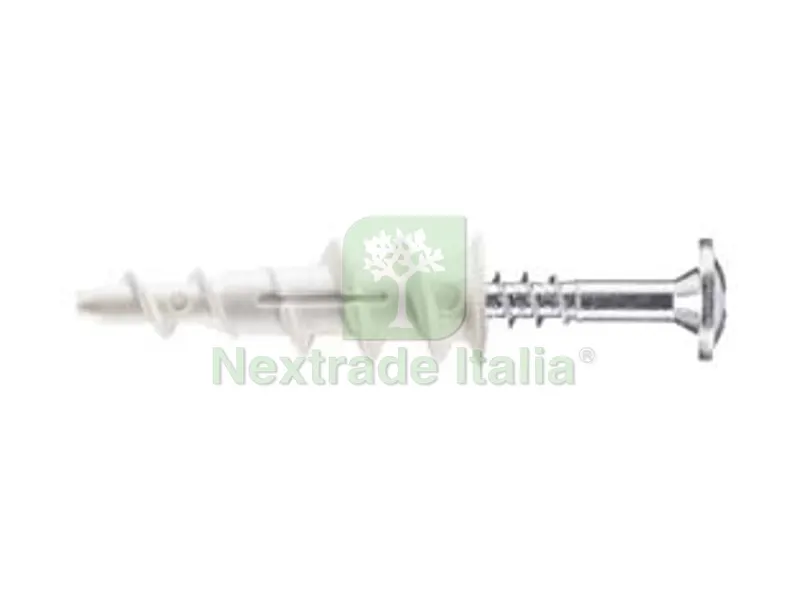 200PZ TASSELLO IN NYLON PER CARTONGESSO CON VITE TB PZ DRIVA — Isolanti e reti — rif. FERX.FER443296 200PZ TASSELLO IN NYLON PER CARTONGESSO CON VITE TB PZ DRIVA — Isolanti e reti — rif. FERX.FER443296