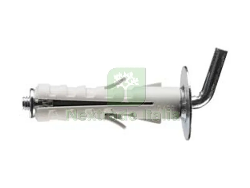 100PZ Tassello in Nylon con Gancio Corto PA 6 ENP/GC - ? mm.12x45 — Tasselli e ancoraggi — rif. FERX.FER443463