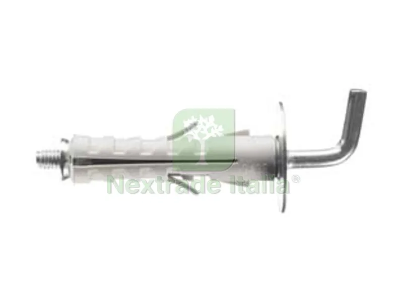 100PZ Tassello in Nylon con Gancio Medio PA 6 ENP/GM - ? mm.12x45 — Tasselli e ancoraggi — rif. FERX.FER443500