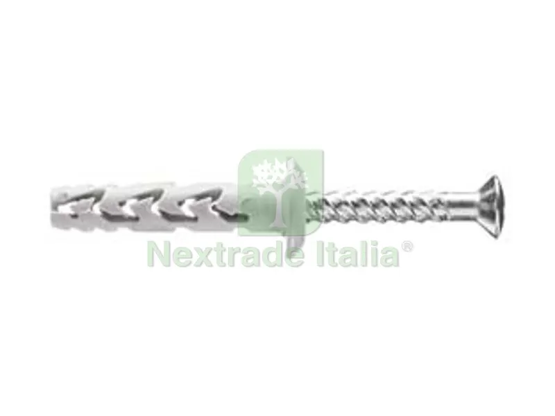 200PZ Tassello in Nylon Prolung. con Vite TSP PZ Collarino Bombato JTX TB/V - ? mm.6x35 — Tasselli e ancoraggi — rif. FERX.FER443623