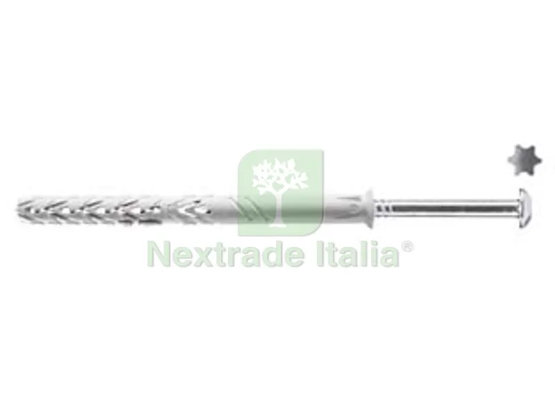 25PZ Tassello in Nylon Prolung. Vite TB e Inserto Antimanomissione T66/V AM - ? mm.10x140 — Tasselli e ancoraggi — rif. FERX.FER443760