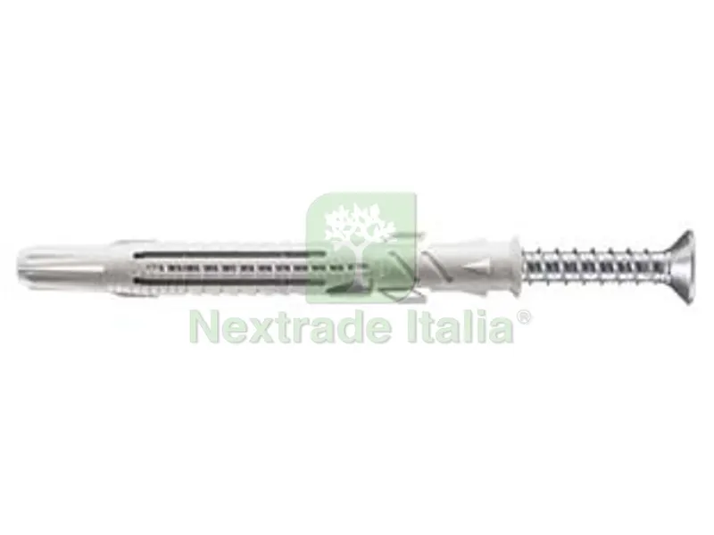 50PZ TASSELLO IN NYLON PROLUNGATO CON VITE TORX TSP T88/V - ? mm.10x80 — Tasselli e ancoraggi — rif. FERX.FER443937 50PZ TASSELLO IN NYLON PROLUNGATO CON VITE TORX TSP T88/V - ? mm.10x80 — Tasselli e ancoraggi — rif. FERX.FER443937