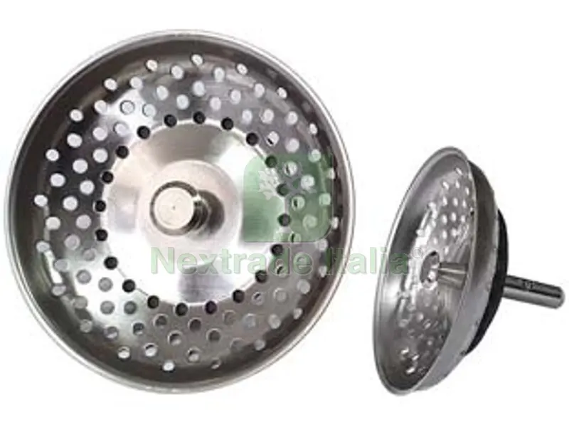 10PZ GRIGLIA INOX BASKET MICROFORATA PER LAVELLO - ? mm.84 — Sanitari e ceramiche — rif. FERX.FER444354