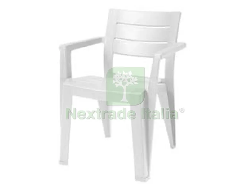Sedia da Giardino "julie" Smooth Finish/Rezolith Bianca - cm.61,5x58,5x79h — Arredo giardino — rif. FERX.FER444613 Sedia da Giardino "julie" Smooth Finish/Rezolith Bianca - cm.61,5x58,5x79h — Arredo giardino — rif. FERX.FER444613