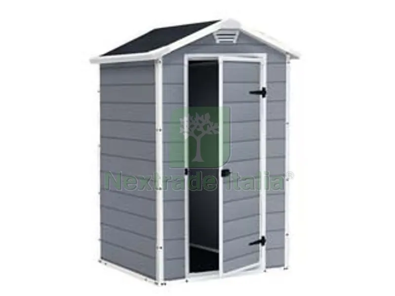 casetta da giardino manor grigia - cm.129x103x196h — Gazebo e strutture giardino — rif. FERX.FER444675 casetta da giardino manor grigia - cm.129x103x196h — Gazebo e strutture giardino — rif. FERX.FER444675