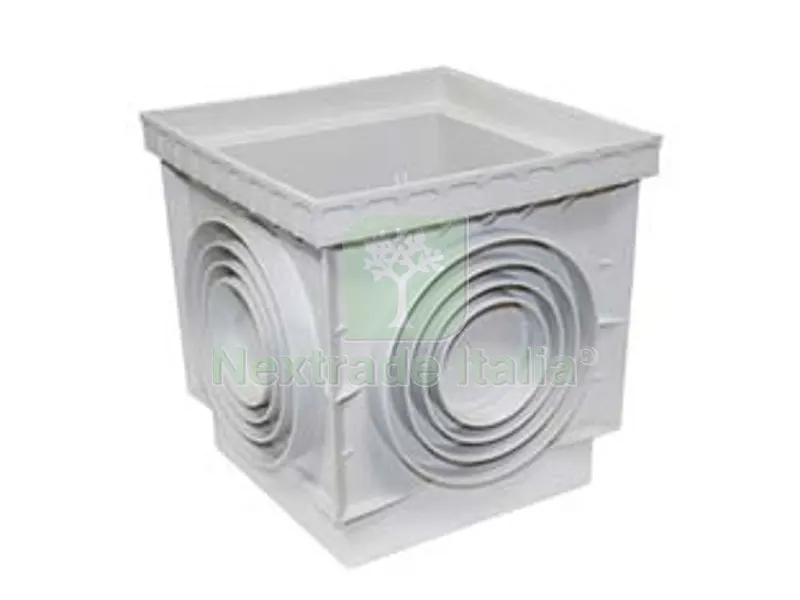POZZETTO SINGOLO SENZA COPERCHIO - cm.55x55x55h. — Scarichi e sifoni — rif. FERX.FER444880