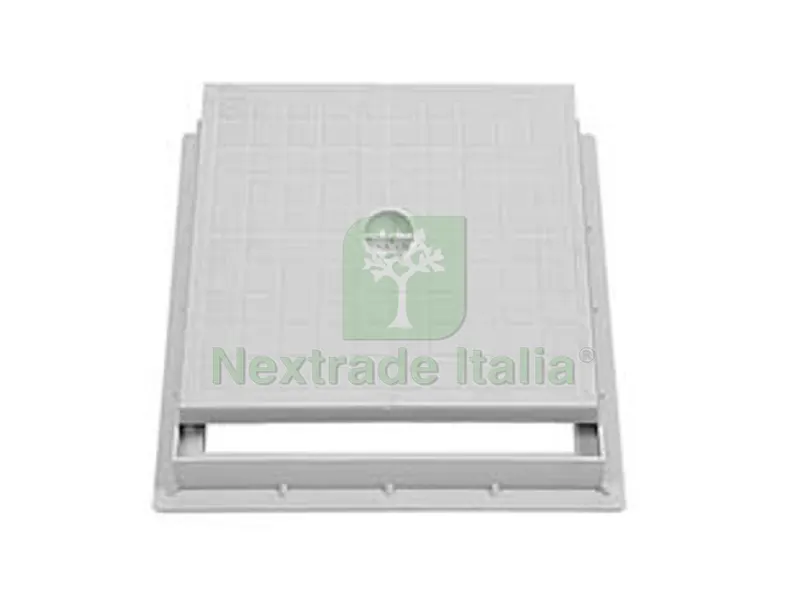 4PZ CHIUSINO CON TELAIO PER POZZETTO - cm.20x20 — Scarichi e sifoni — rif. FERX.FER444941