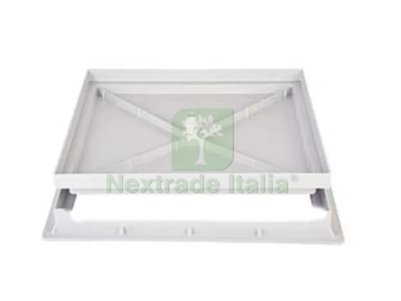 SIGILLO CON TELAIO PER POZZETTO - cm.40x40 — Scarichi e sifoni — rif. FERX.FER445061