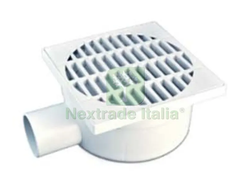 3PZ Chiusino Sifonato con Scarico Laterale - cm.15x15 - ? mm.50 — Scarichi e sifoni — rif. FERX.FER445184