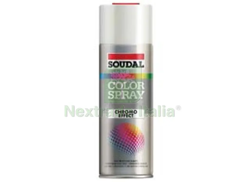 6PZ color spray chromo effect smalto acrilico effetto cromato spray - ml.400 - argento (160338) — Bombolette e vernici spray — rif. FERX.FER445764 6PZ color spray chromo effect smalto acrilico effetto cromato spray - ml.400 - argento (160338) — Bombolette e vernici spray — rif. FERX.FER445764