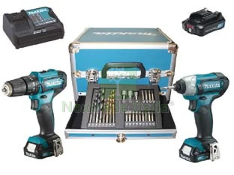 kit trapano hp333d+trapano td110d 3 batt. litio 12v 2ah (clx228sax2) — Trapani e avvitatori — rif. FERX.FER446174
