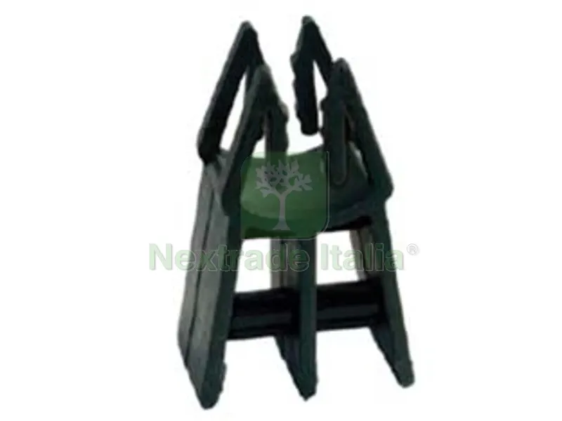 1000PZ DISTANZIATORE A TORRE DUE FORCHE PER CASSERO - mm.25h. - tondino min. ? mm.5 e max ? mm.10 — Minuteria metallica — rif. FERX.FER446761 1000PZ DISTANZIATORE A TORRE DUE FORCHE PER CASSERO - mm.25h. - tondino min. ? mm.5 e max ? mm.10 — Minuteria metallica — rif. FERX.FER446761