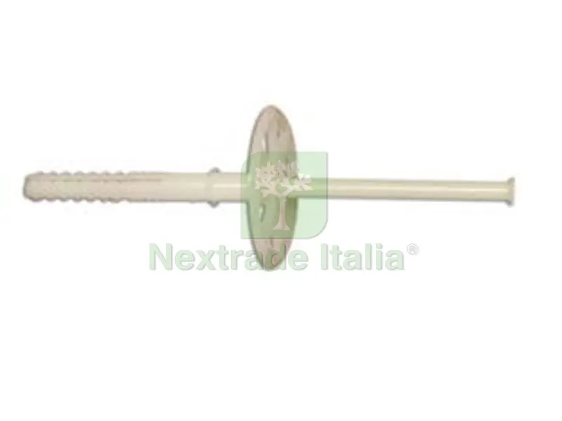 250PZ TASSELLO ESPANSIONE IN PE HD CON CHIODO BIANCO PER CAPPOTTO TERMICO - ? mm.58x70h. - chiodo in PE HD mm.70h. — Tasselli e ancoraggi — rif. FERX.FER446792 250PZ TASSELLO ESPANSIONE IN PE HD CON CHIODO BIANCO PER CAPPOTTO TERMICO - ? mm.58x70h. - chiodo in PE HD mm.70h. — Tasselli e ancoraggi — rif. FERX.FER446792