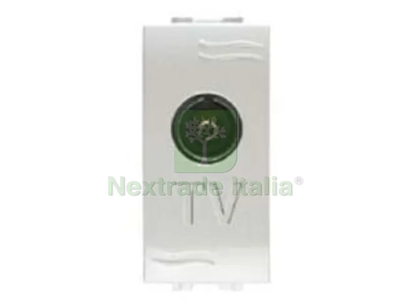 6PZ PRESA TV/SAT COASSIALE "AQUA" - ? mm.9,5 diretta (7658) — Interruttori e prese — rif. FERX.FER447140 6PZ PRESA TV/SAT COASSIALE "AQUA" - ? mm.9,5 diretta (7658) — Interruttori e prese — rif. FERX.FER447140