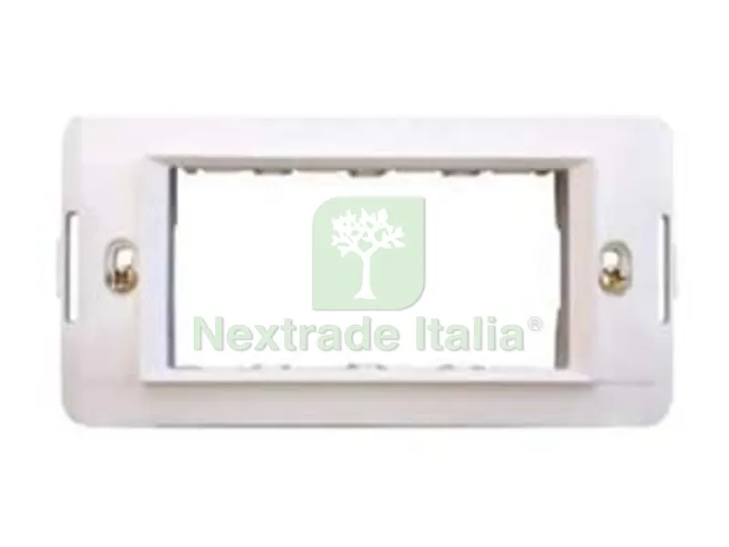 10PZ SUPPORTO PER PLACCHE 4 POSTI "AQUA" - 4 posti - (7724.B) — Interruttori e prese — rif. FERX.FER447218