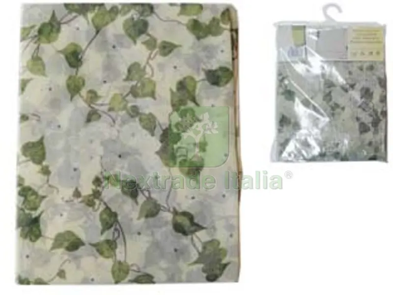 TENDA ZANZARIERA DISEGNO EDERA CM.140X250H. VERDE - beige con disegno verde — Tende e zanzariere — rif. FERX.FER447669