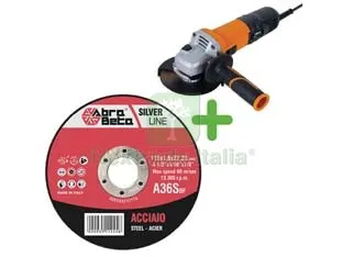 Kit 300 Dischi Taglio Sottile Acciaio Ø MM.115 + 2 Serie Giraviti Beta - ø mm.115x1,0 foro 22,2 per acciaio — Cacciaviti e giraviti — rif. FERX.FER448987 Kit 300 Dischi Taglio Sottile Acciaio Ø MM.115 + 2 Serie Giraviti Beta - ø mm.115x1,0 foro 22,2 per acciaio — Cacciaviti e giraviti — rif. FERX.FER448987