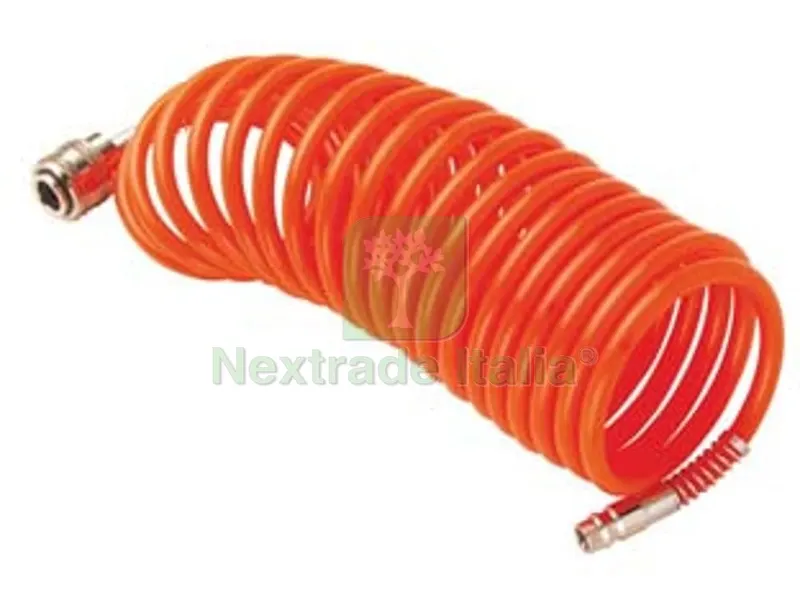 TUBO A SPIRALE PER COMPRESSORI CON ATTACCHI RAPIDI - ? mm.6x8 mt.30 — Tubi e raccordi — rif. FERX.FER449113