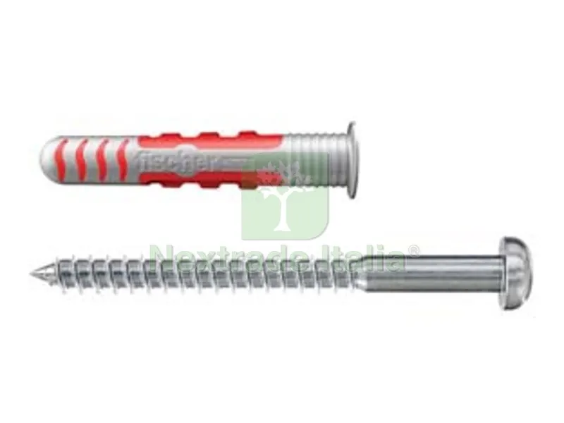 25PZ Tassello "duoseal S" con Vite Inox - tassello mm.8x48 vite TX30 — Tasselli e ancoraggi — rif. FERX.FER449595 25PZ Tassello "duoseal S" con Vite Inox - tassello mm.8x48 vite TX30 — Tasselli e ancoraggi — rif. FERX.FER449595